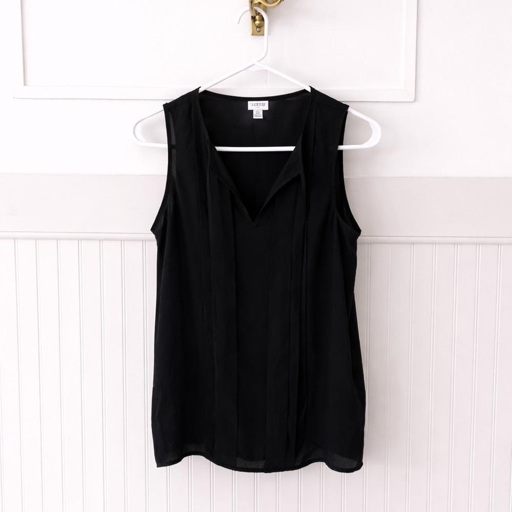 J. Crew Black Sleeveless V-Neck Camisole